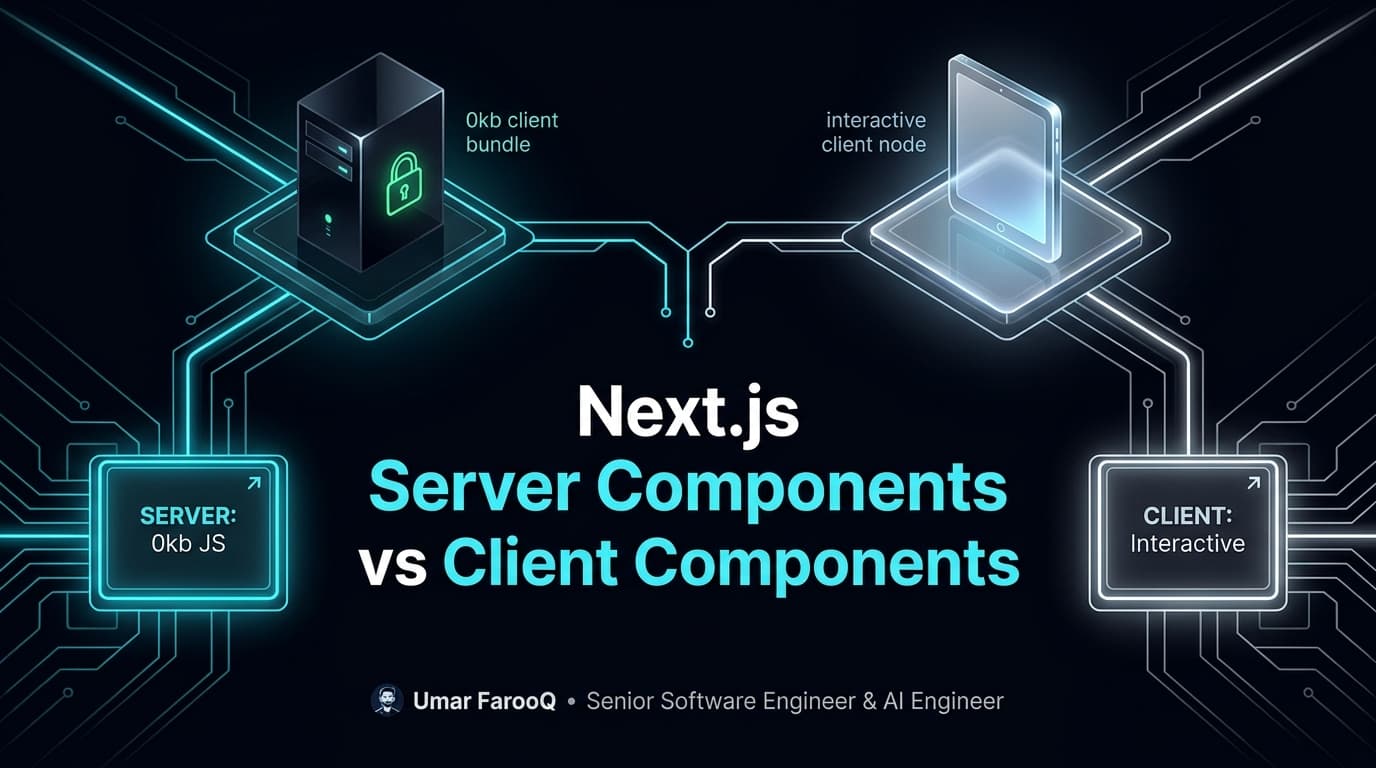 Next.js Server Components vs Client Components