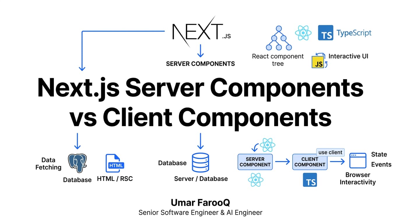 Next.js Server Components vs Client Components