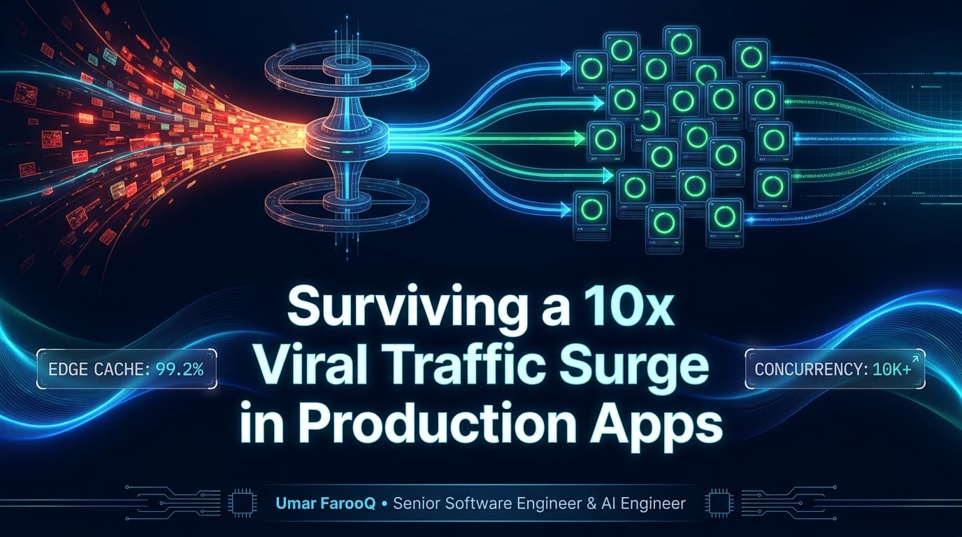 Surviving a 10x Viral Traffic Surge in Production Apps