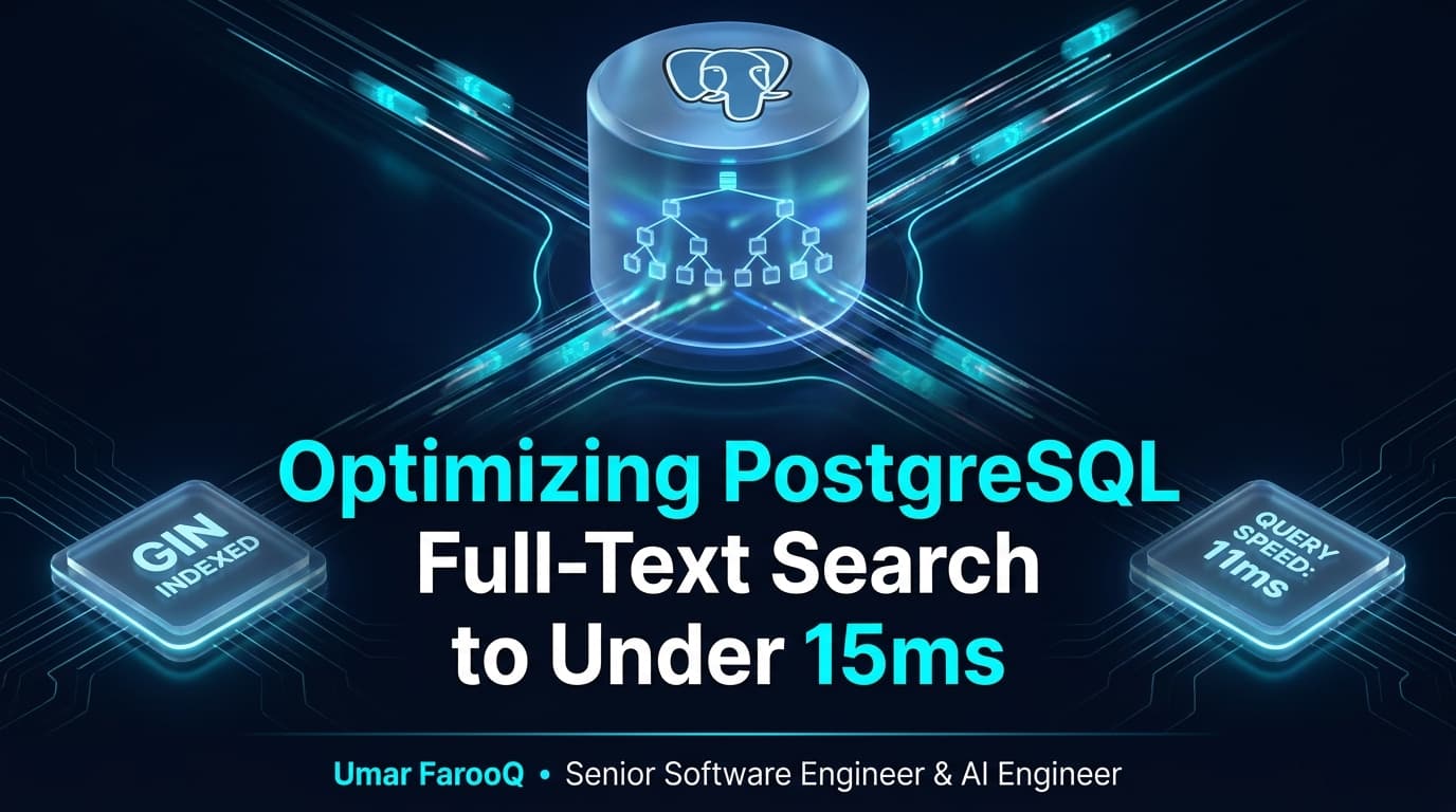 Optimizing PostgreSQL Full-Text Search to Under 15ms