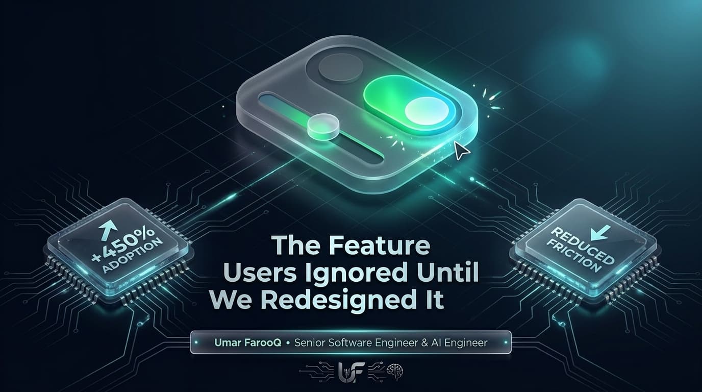 The Feature Users Ignored Until We Redesigned It