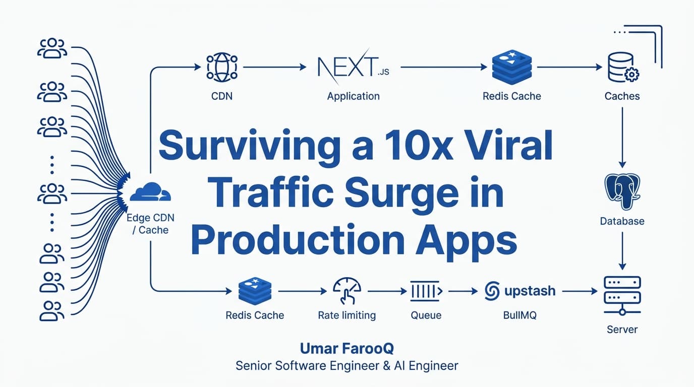Surviving a 10x Viral Traffic Surge in Production Apps