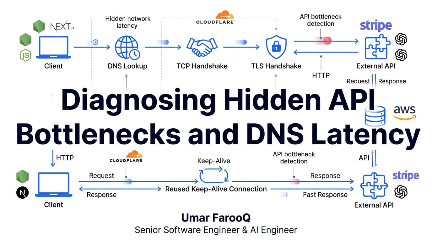 Diagnosing Hidden API Bottlenecks and DNS Latency