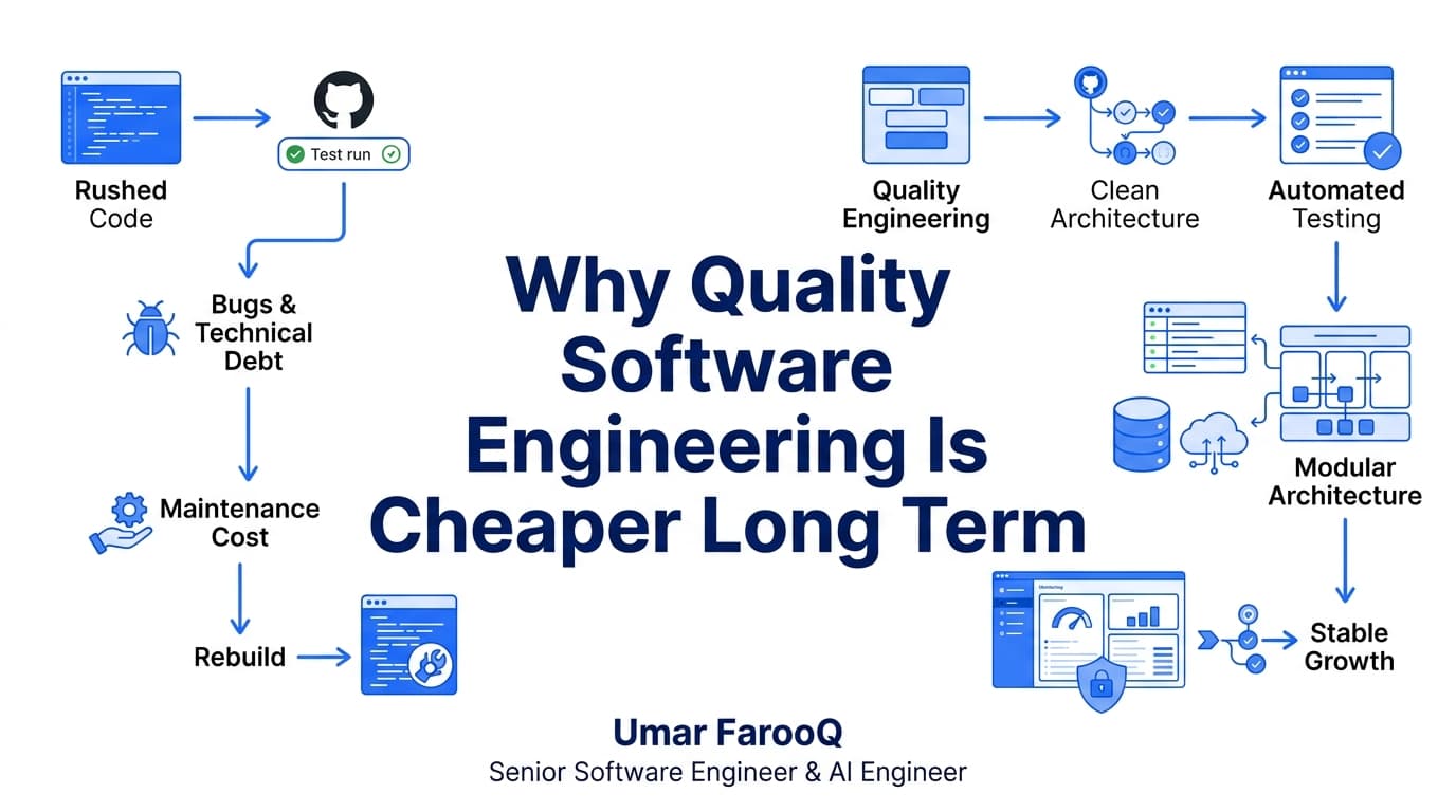 Why Quality Software Engineering Is Cheaper Long Term